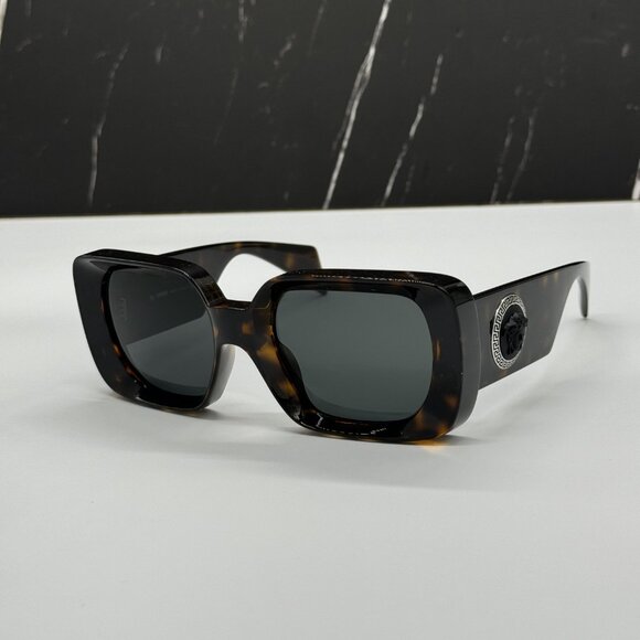 NEW VE4473U 108/87 SQUARE WOMEN SUNGLASSES VERSACE MOD 4473-U HAVANA GREY main image 7
